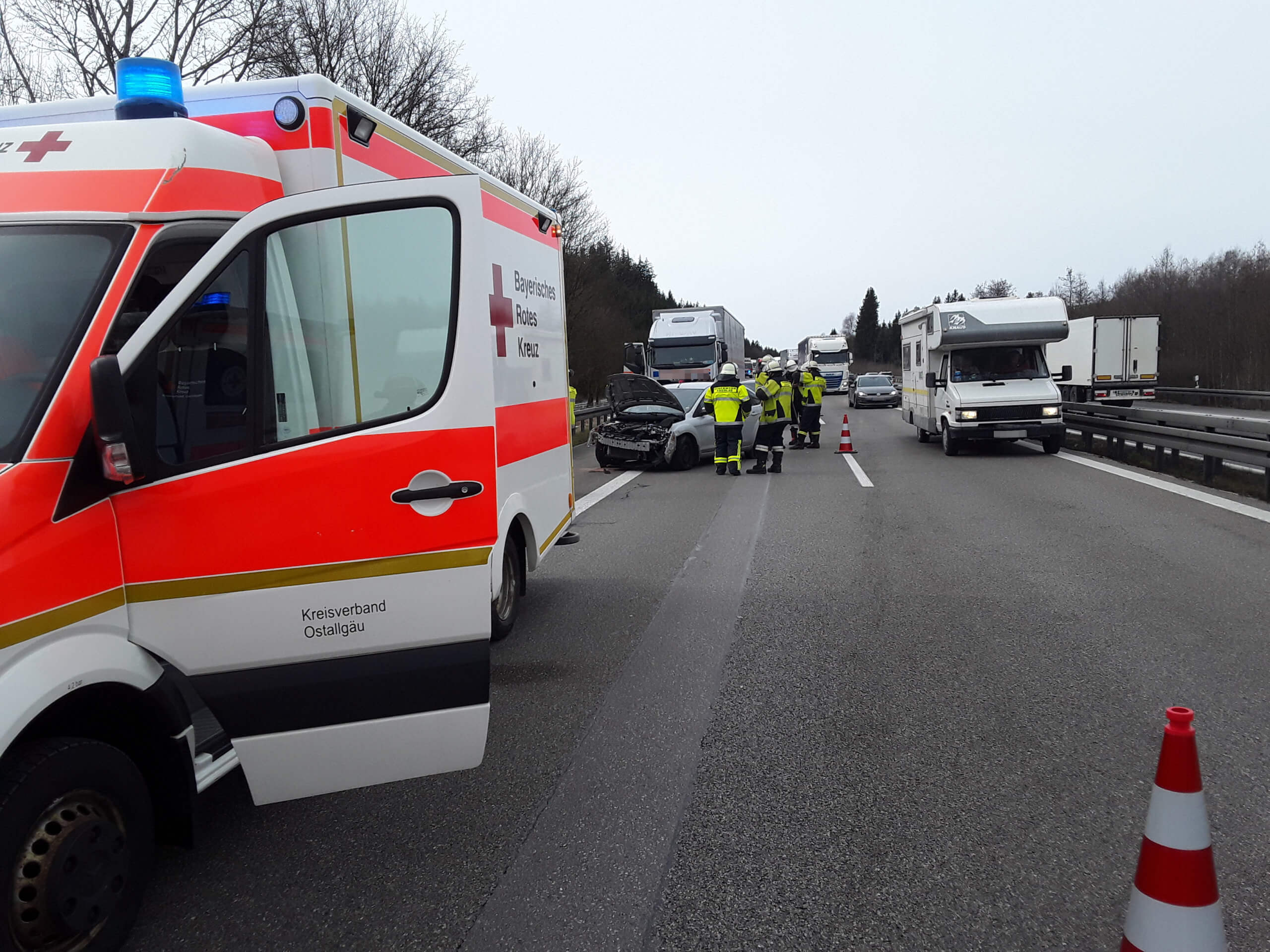 Verkehrsunfall Freiwillige Feuerwehr Buchloe